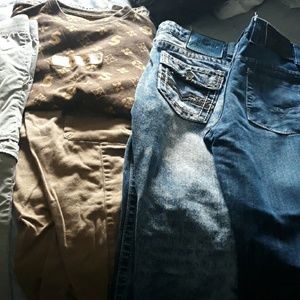 Boys Jean's name brands size 12